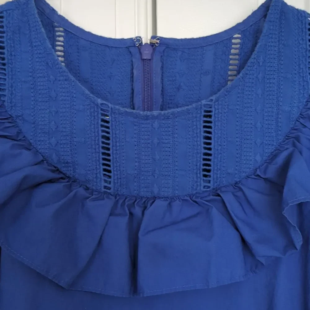 J. Crew Ruffle Neck Dress